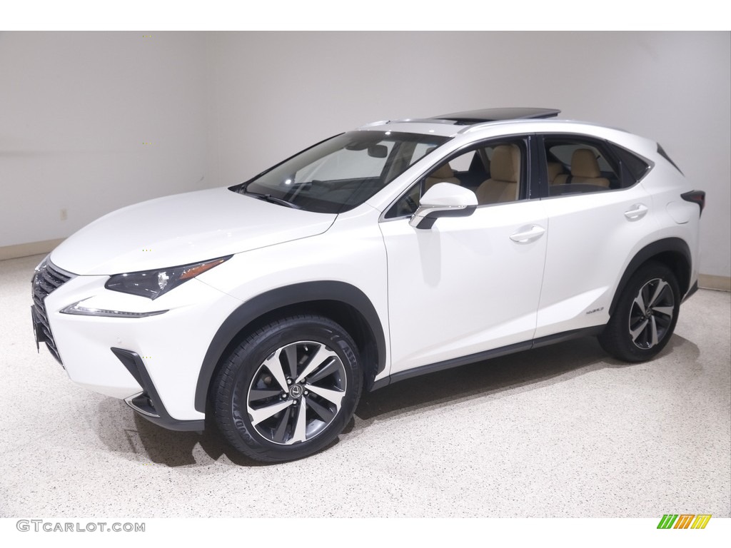 Eminent White Pearl 2019 Lexus NX 300h Hybrid AWD Exterior Photo #144992400