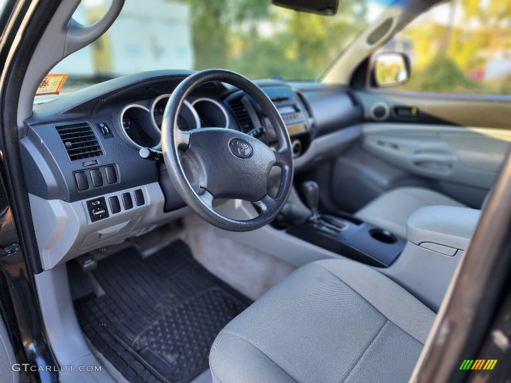 2007 Tacoma Access Cab - Black Sand Pearl / Graphite Gray photo #17