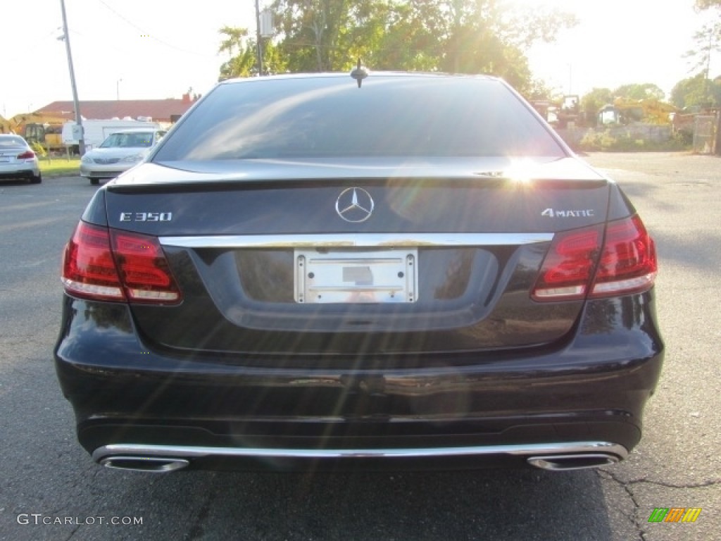 2014 E 350 4Matic Sport Sedan - Lunar Blue Metallic / Silk Beige/Espresso Brown photo #9