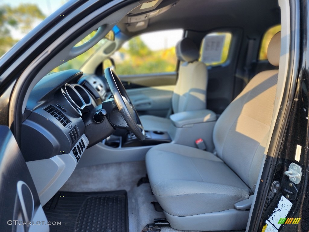 2007 Tacoma Access Cab - Black Sand Pearl / Graphite Gray photo #19