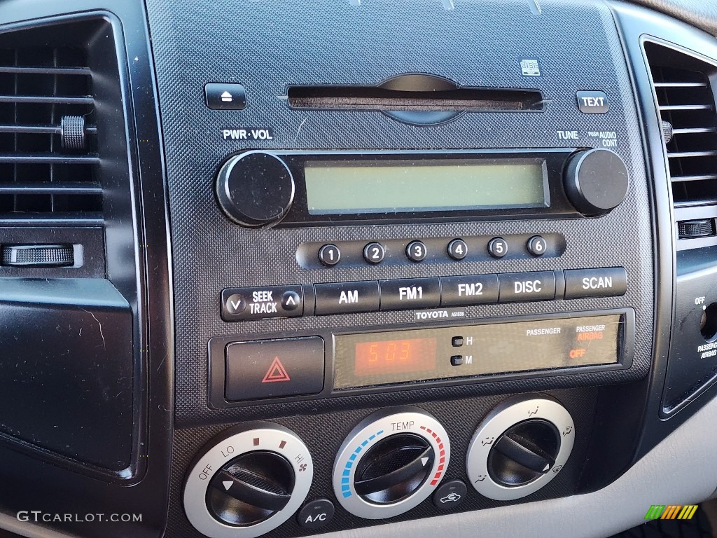 2007 Tacoma Access Cab - Black Sand Pearl / Graphite Gray photo #22