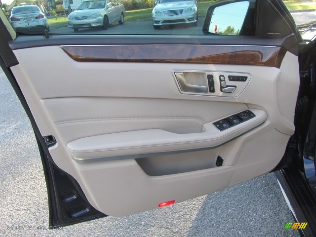 2014 E 350 4Matic Sport Sedan - Lunar Blue Metallic / Silk Beige/Espresso Brown photo #18