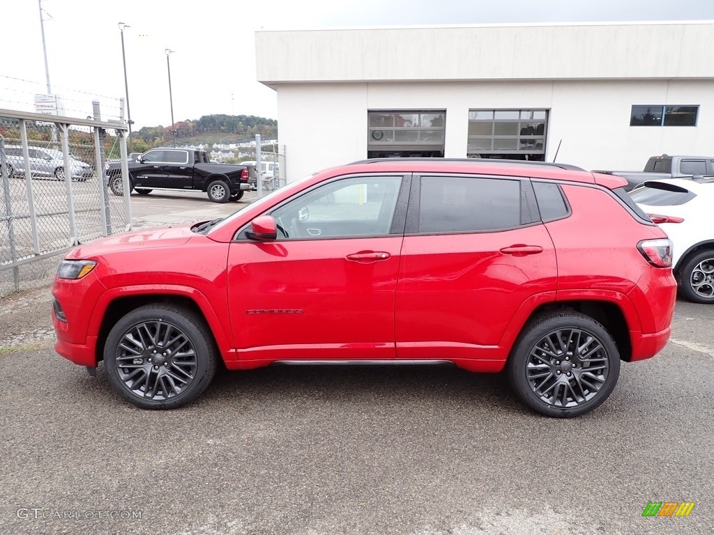 Redline Pearl 2022 Jeep Compass Limited (Red) Edition 4x4 Exterior Photo #144992917
