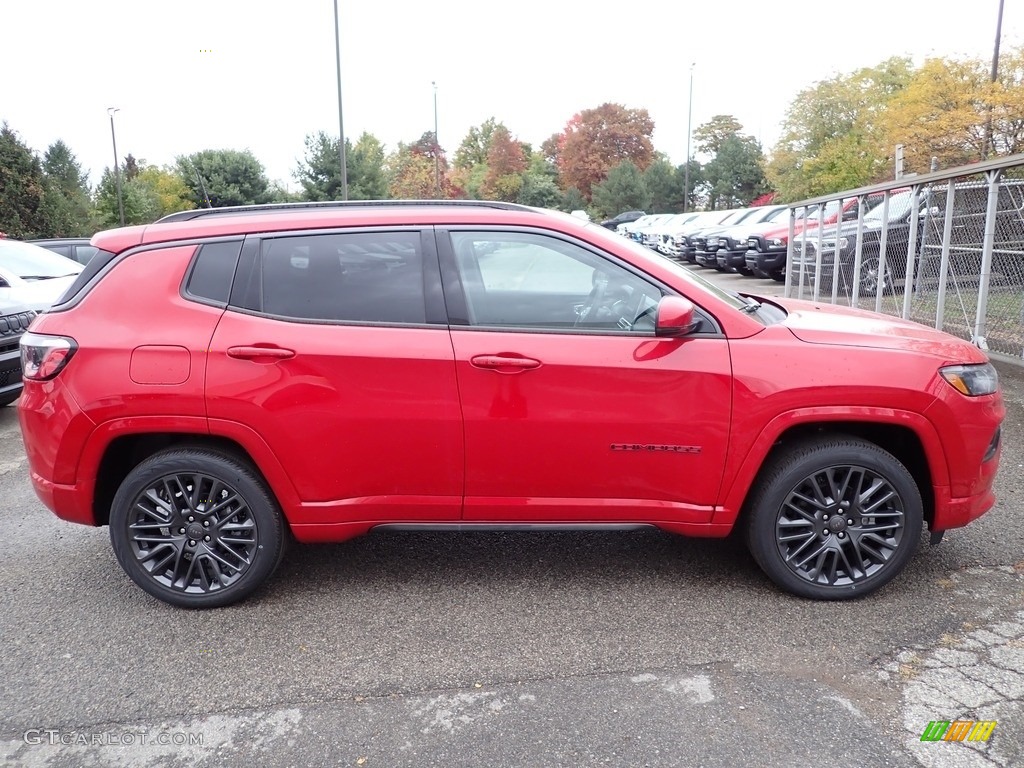 Redline Pearl 2022 Jeep Compass Limited (Red) Edition 4x4 Exterior Photo #144993003