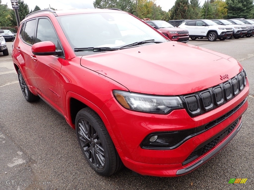 Redline Pearl 2022 Jeep Compass Limited (Red) Edition 4x4 Exterior Photo #144993024