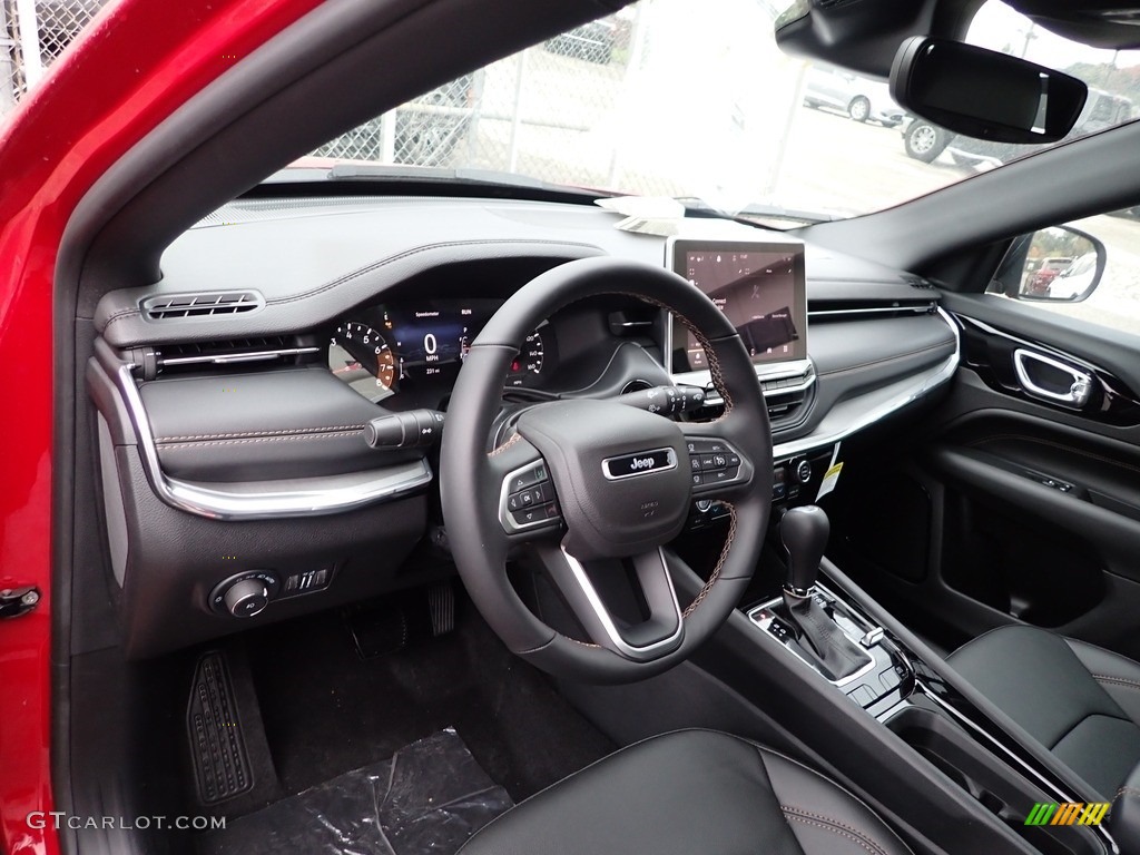 Black Interior 2022 Jeep Compass Limited (Red) Edition 4x4 Photo #144993286