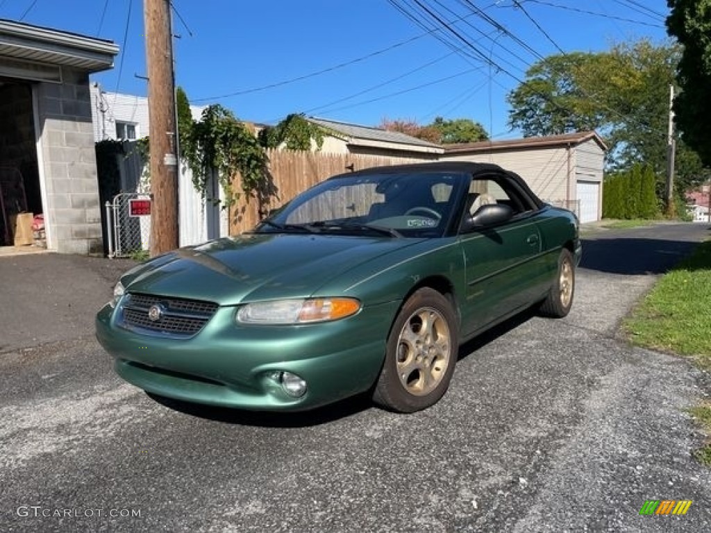 1998 Sebring JXi Convertible - Alpine Green Pearl / Black/Gray photo #36