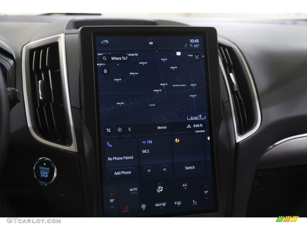 2022 Edge SEL AWD - Star White Metallic / Ebony photo #13