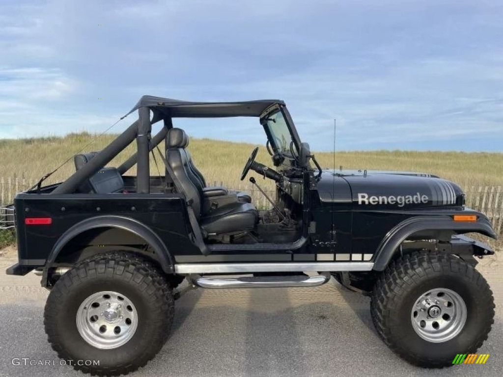 Classic Black 1978 Jeep CJ7 Renegade 4x4 Exterior Photo #144994716