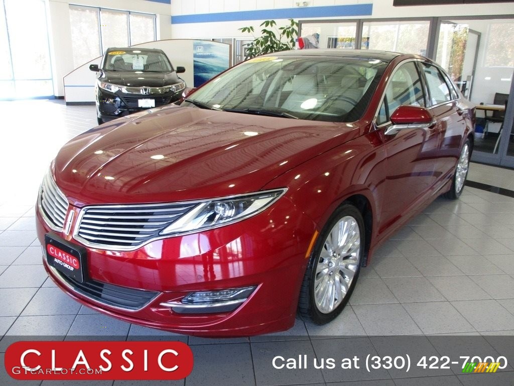 2015 MKZ AWD - Ruby Red / Light Dune photo #1