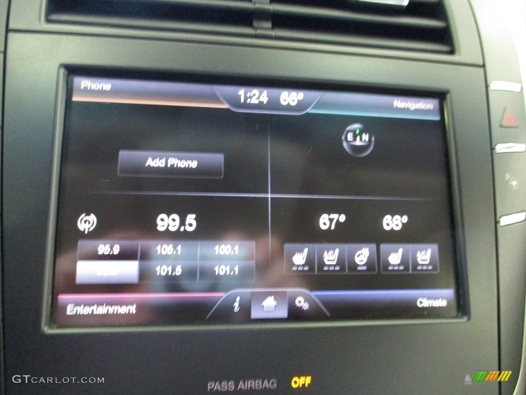 2015 Lincoln MKZ AWD Audio System Photos