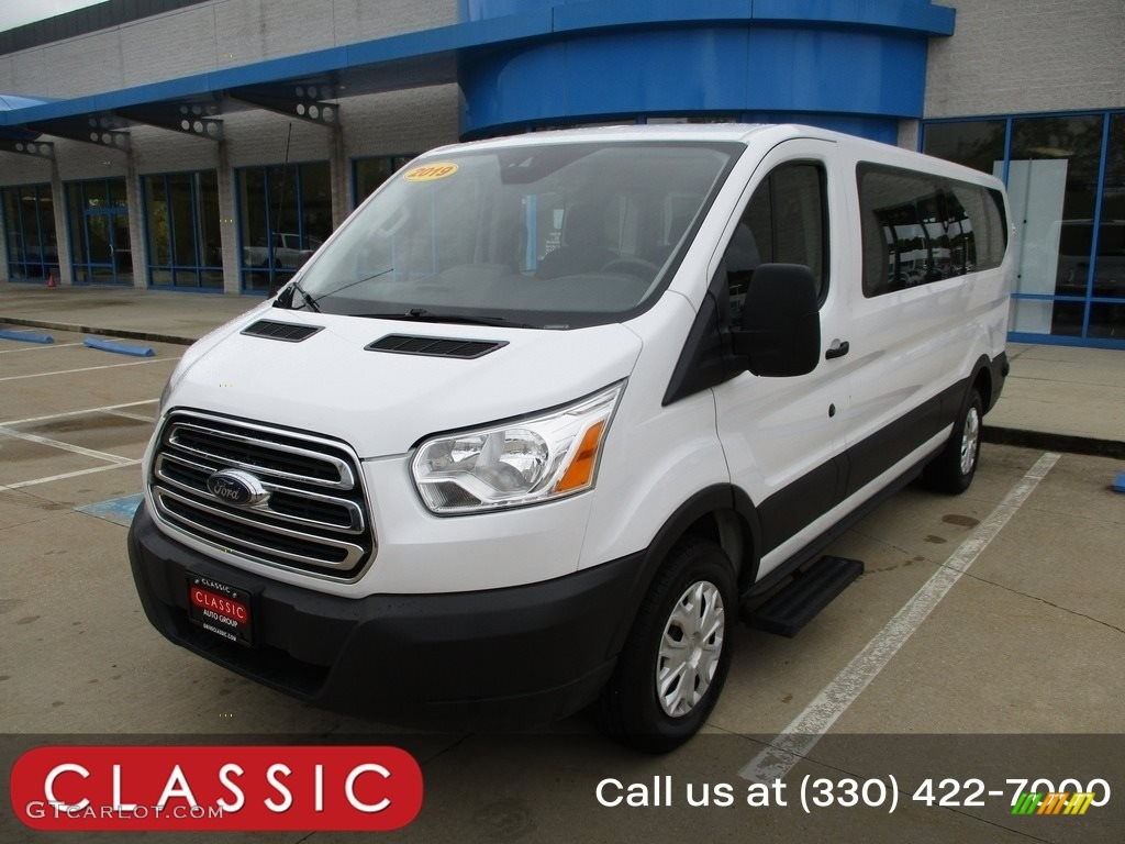 2019 Transit Passenger Wagon XLT 150 LR Long - Oxford White / Charcoal black photo #1
