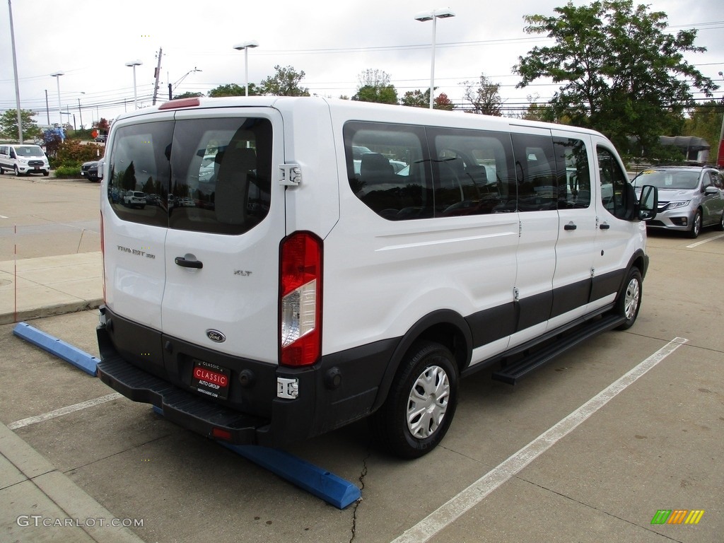 2019 Transit Passenger Wagon XLT 150 LR Long - Oxford White / Charcoal black photo #7
