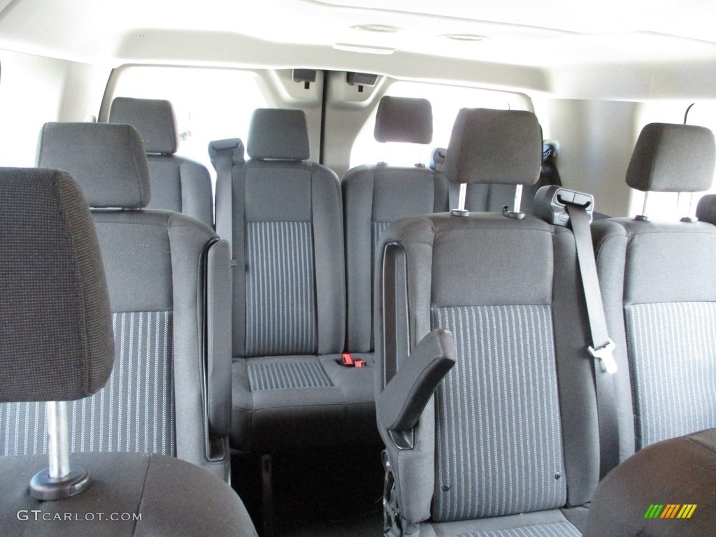 Charcoal black Interior 2019 Ford Transit Passenger Wagon XLT 150 LR Long Photo #144996794