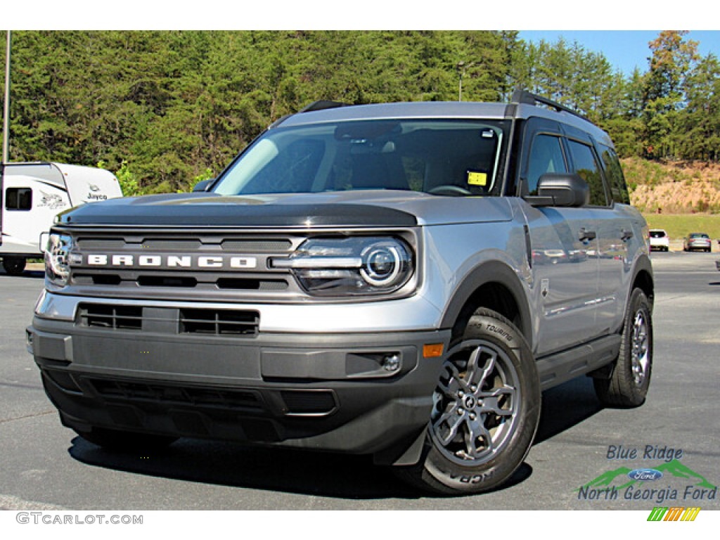 2021 Bronco Sport Big Bend 4x4 - Iconic Silver Metallic / Medium Dark Slate photo #1