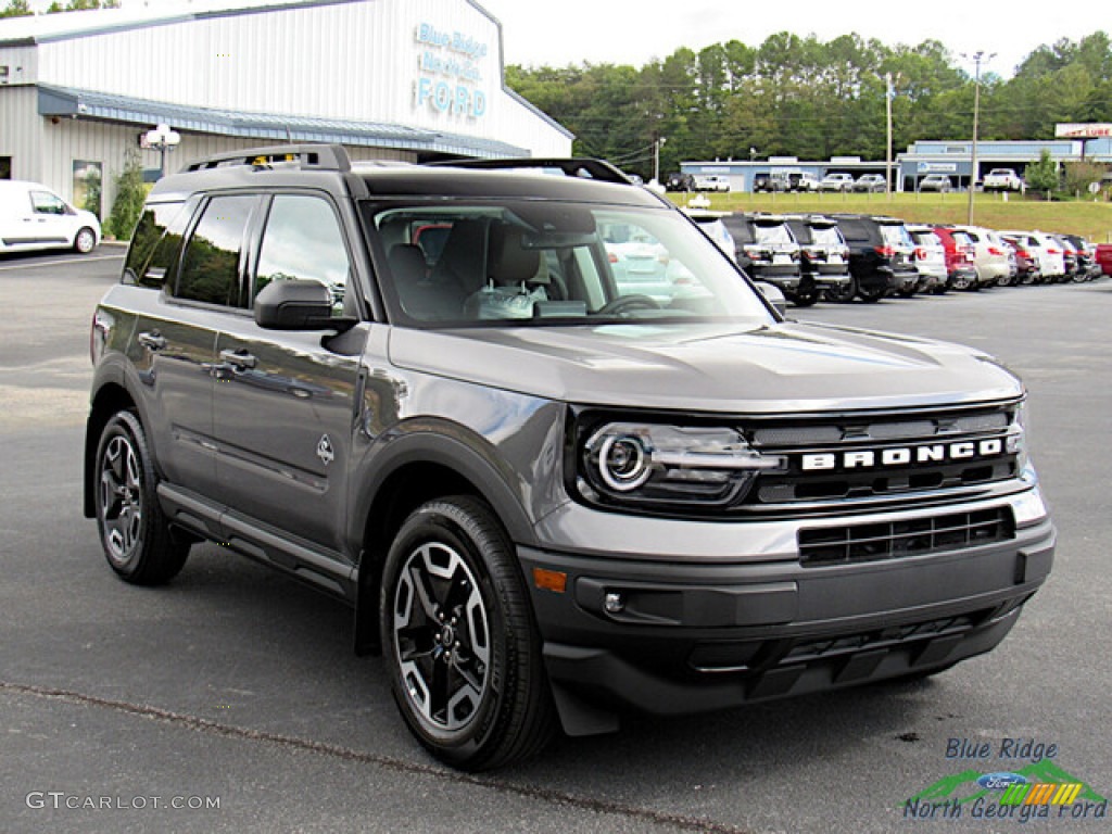 2022 Bronco Sport Outer Banks 4x4 - Carbonized Gray Metallic / Ebony/Roast photo #7