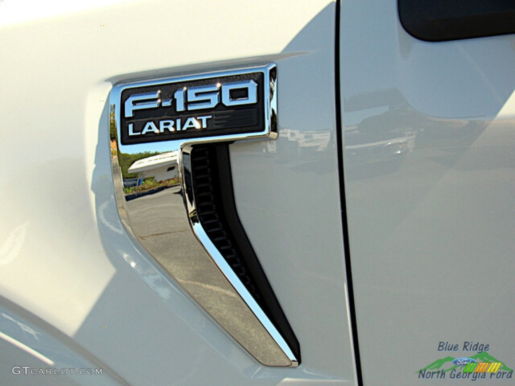 2022 F150 Lariat SuperCrew 4x4 - Star White Metallic / Black/Baja Tan photo #33