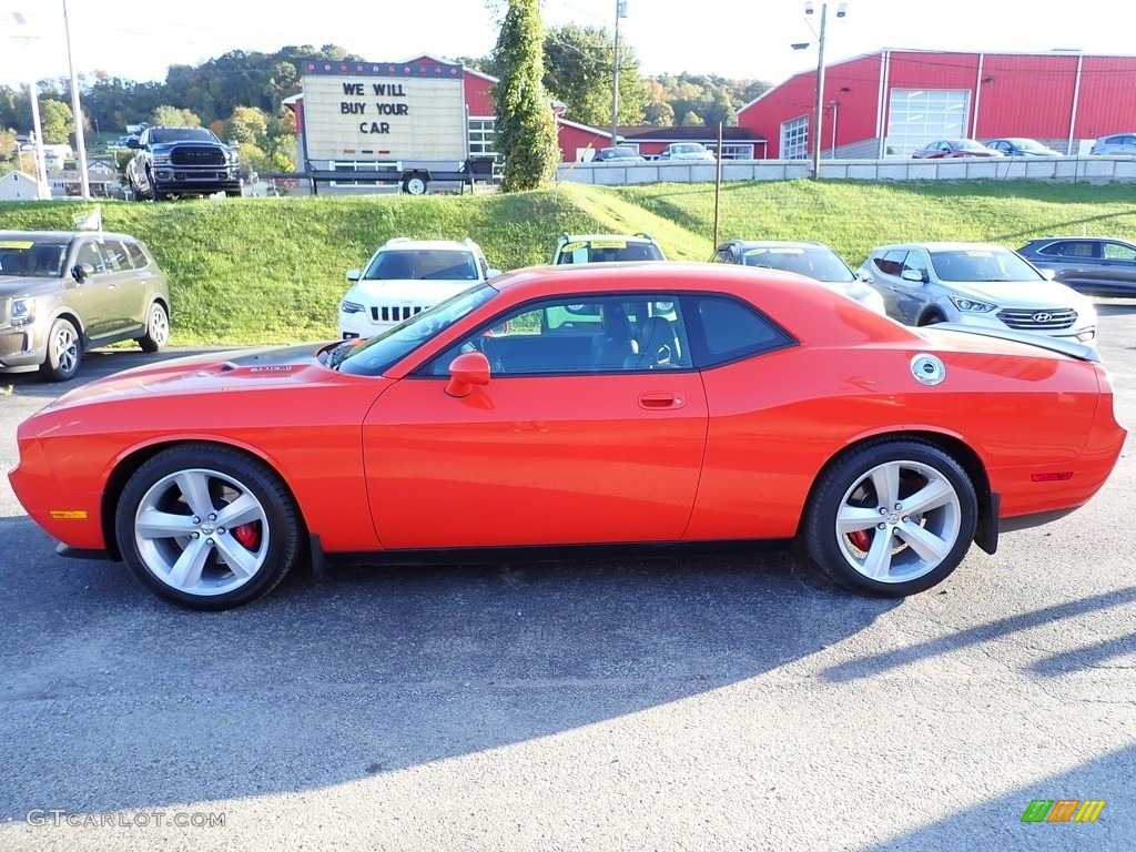 2008 Challenger SRT8 - HEMI Orange / Dark Slate Gray photo #2