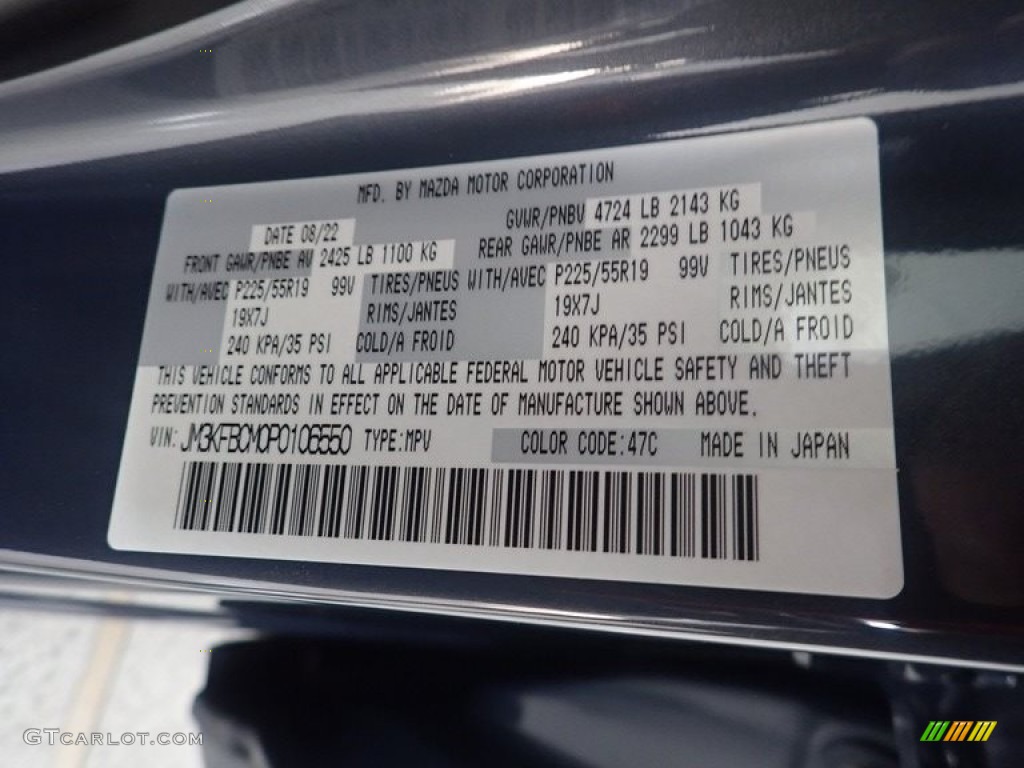 2023 CX-5 Color Code 47C for Polymetal Gray Photo #144998753
