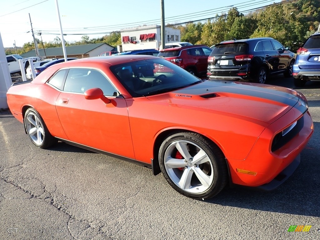 2008 Challenger SRT8 - HEMI Orange / Dark Slate Gray photo #7