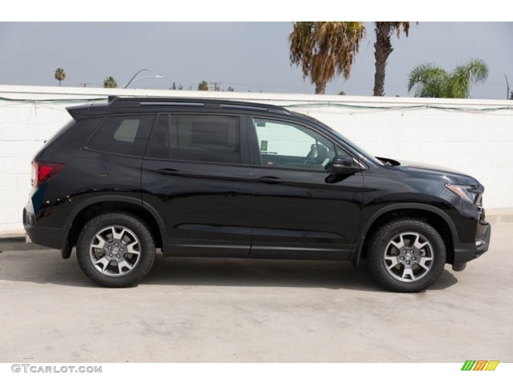 Crystal Black Pearl 2022 Honda Passport TrailSport AWD Exterior Photo #144998923