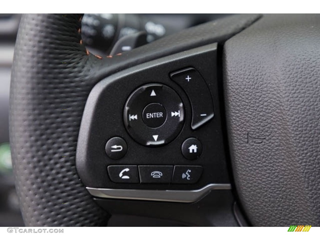 2022 Honda Passport TrailSport AWD Black Steering Wheel Photo #144999169