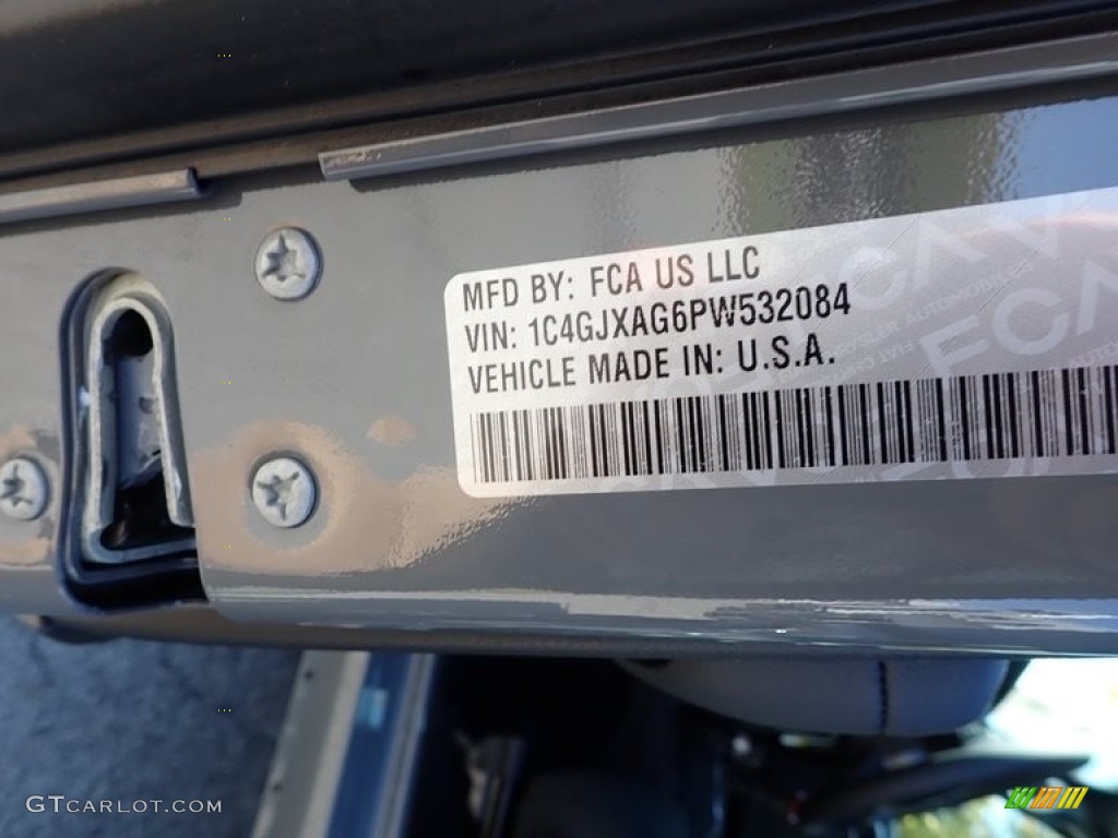2023 Wrangler Sport S 4x4 - Sting-Gray / Black photo #20