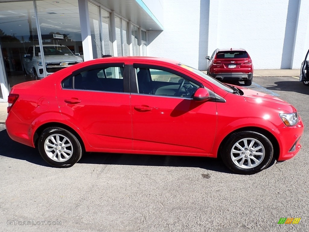 2020 Sonic LT Sedan - Red Hot / Jet Black photo #2
