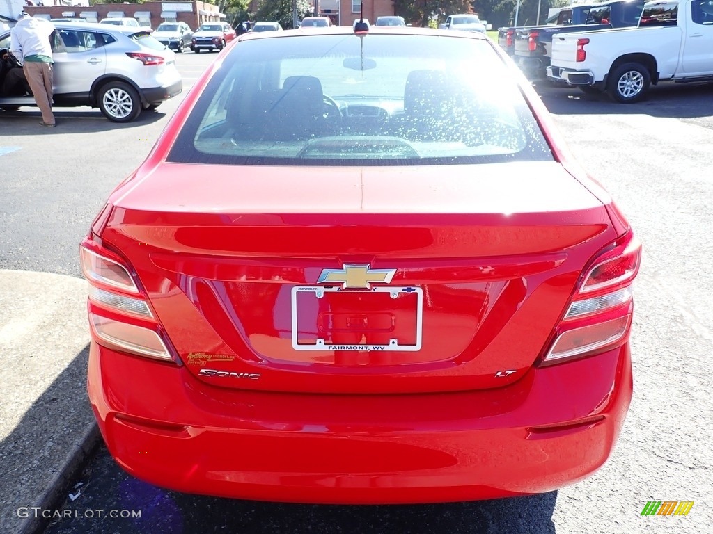 2020 Sonic LT Sedan - Red Hot / Jet Black photo #4