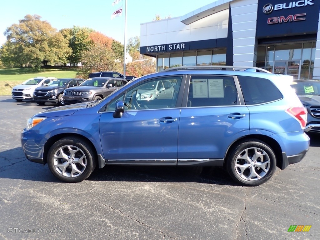 2016 Forester 2.5i Touring - Quartz Blue Pearl / Gray photo #2
