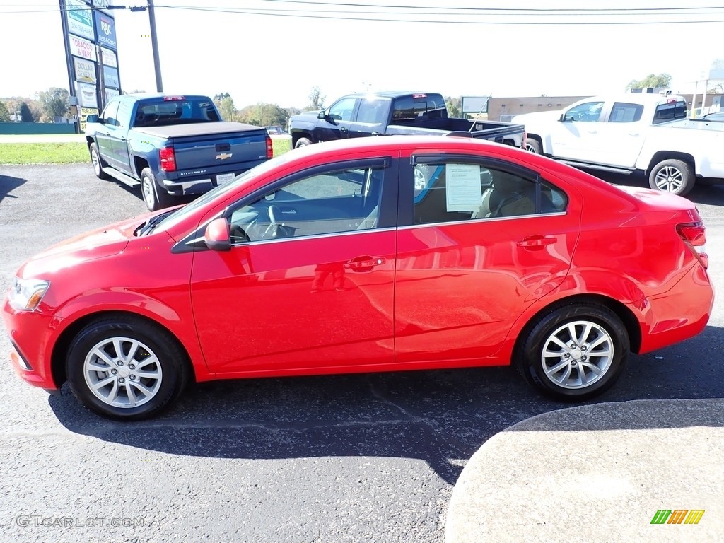 2020 Sonic LT Sedan - Red Hot / Jet Black photo #7