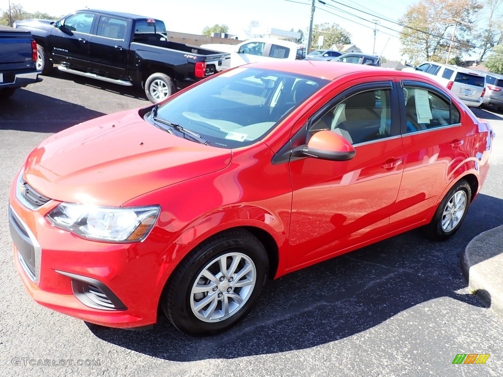 2020 Sonic LT Sedan - Red Hot / Jet Black photo #8