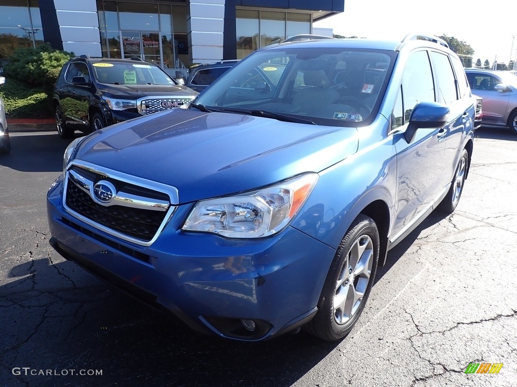 2016 Forester 2.5i Touring - Quartz Blue Pearl / Gray photo #12