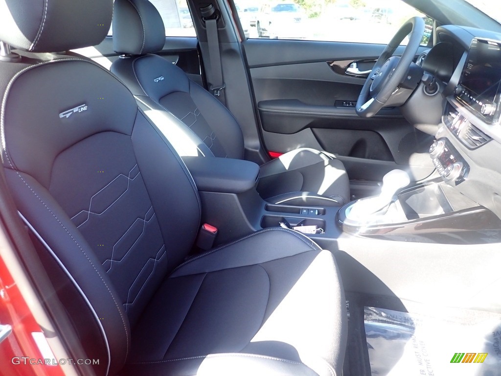 2023 Forte GT-Line - Fire Orange / Black photo #11