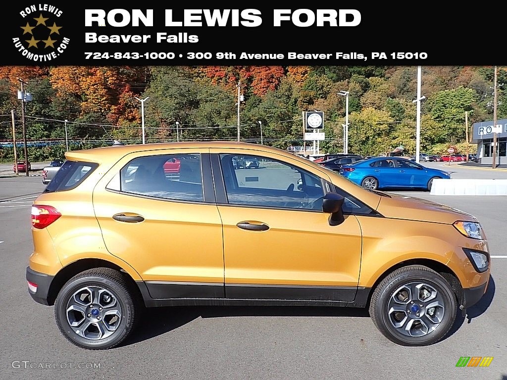 2022 EcoSport S 4WD - Luxe Yellow Metallic / Medium Stone photo #1