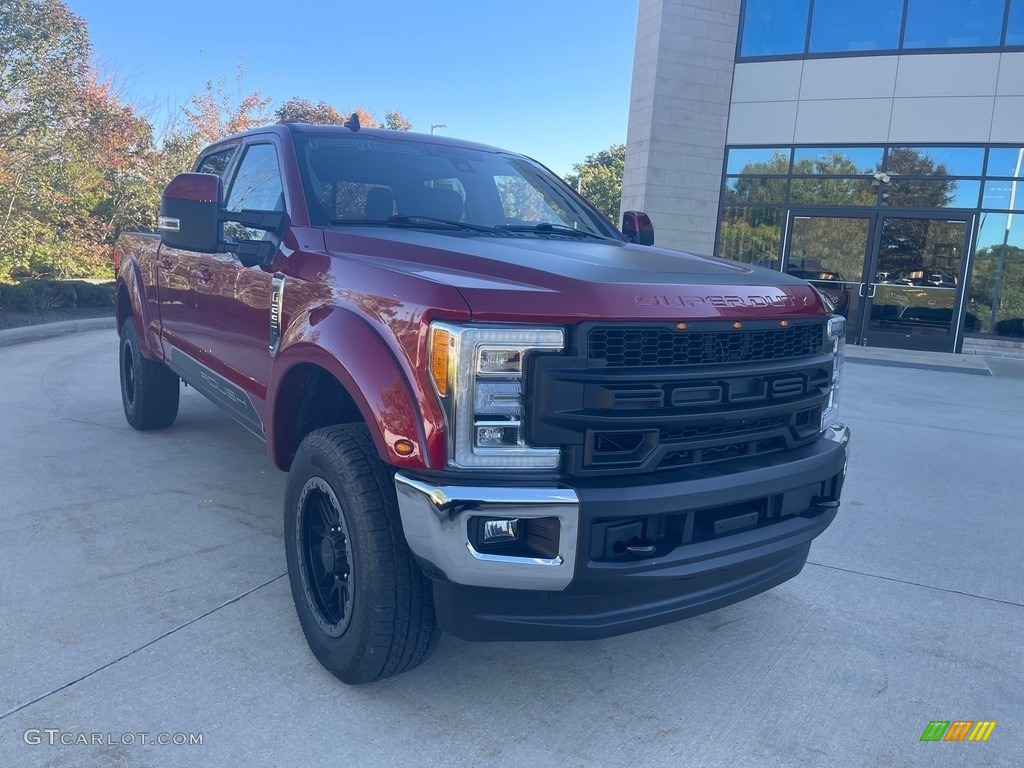 Ruby Red 2019 Ford F250 Super Duty Roush Crew Cab 4x4 Exterior Photo #145002604