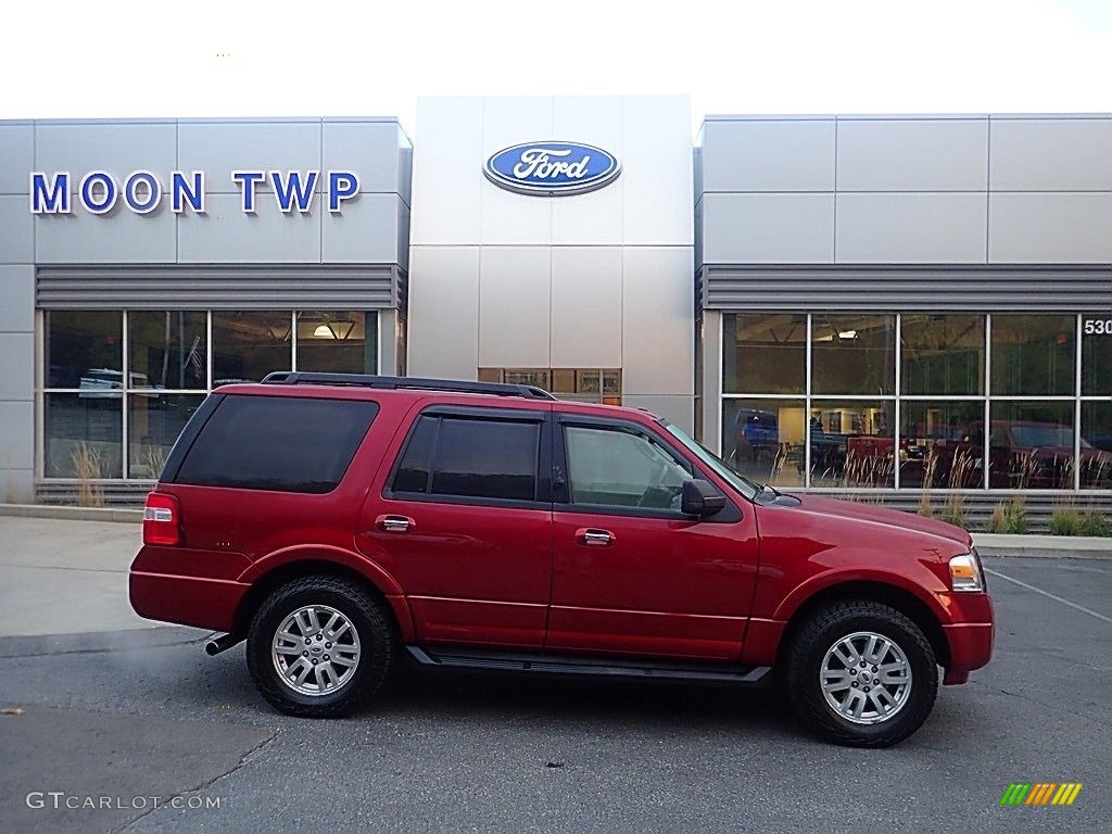 2014 Expedition XLT 4x4 - Ruby Red / Charcoal Black photo #1