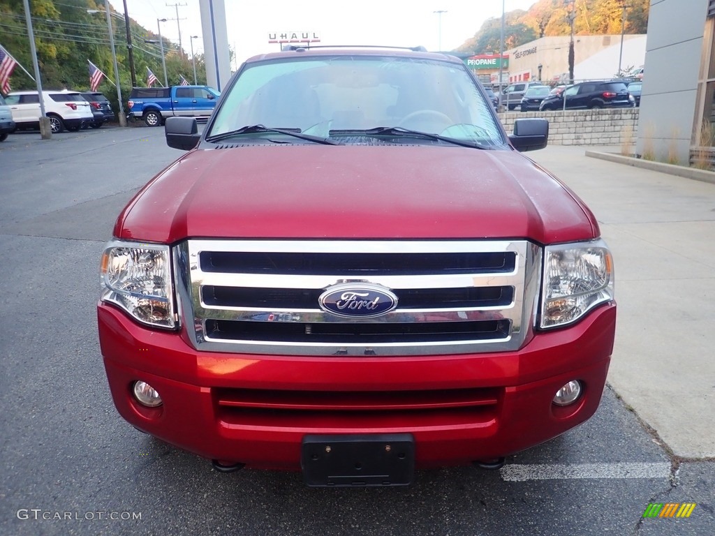 2014 Expedition XLT 4x4 - Ruby Red / Charcoal Black photo #8