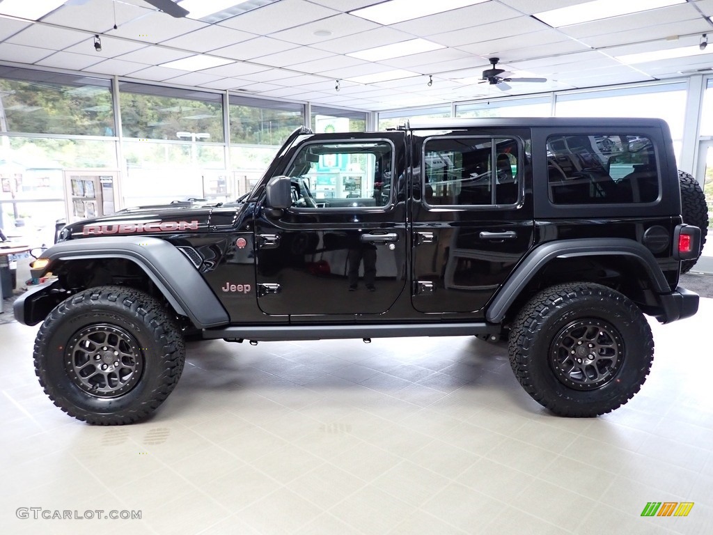 Black 2023 Jeep Wrangler Unlimited Rubicon 4x4 Exterior Photo #145003263