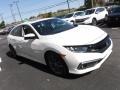 2020 Platinum White Pearl Honda Civic EX Sedan  photo #6