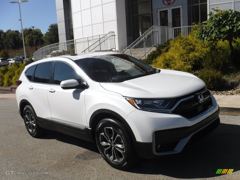 2021 CR-V EX-L AWD - Platinum White Pearl / Black photo #1