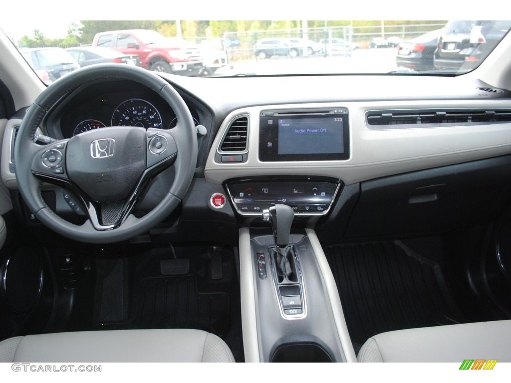 2016 HR-V EX-L Navi - Deep Ocean Pearl / Gray photo #9