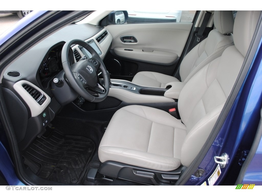 2016 HR-V EX-L Navi - Deep Ocean Pearl / Gray photo #11