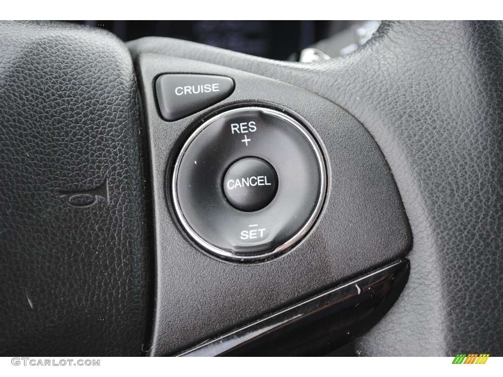 2016 HR-V EX-L Navi - Deep Ocean Pearl / Gray photo #15