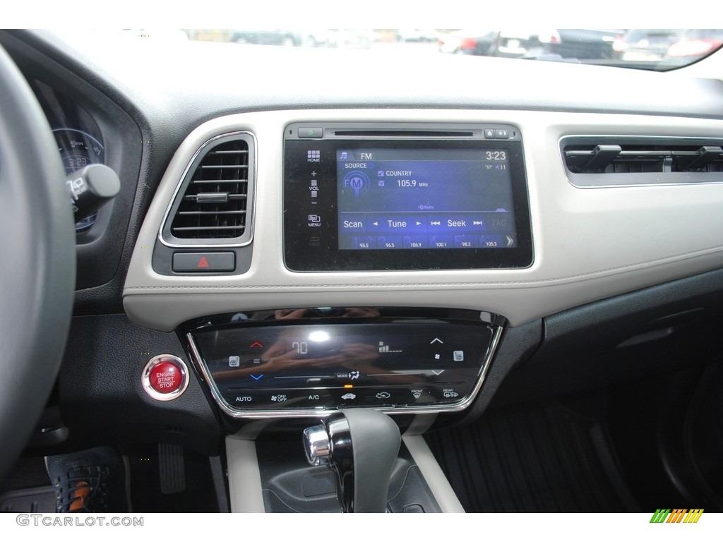 2016 HR-V EX-L Navi - Deep Ocean Pearl / Gray photo #16