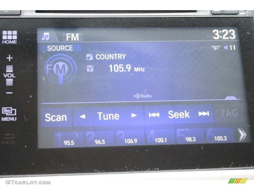 2016 HR-V EX-L Navi - Deep Ocean Pearl / Gray photo #17
