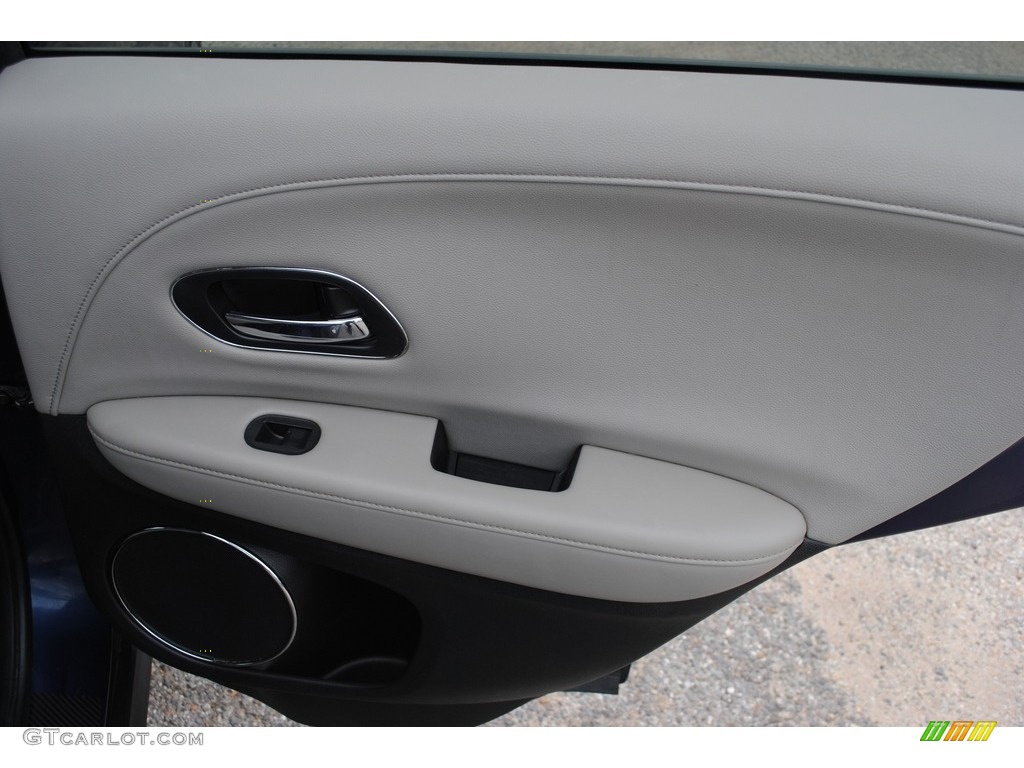 2016 HR-V EX-L Navi - Deep Ocean Pearl / Gray photo #24