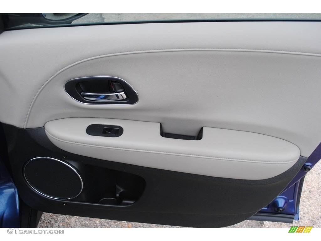 2016 HR-V EX-L Navi - Deep Ocean Pearl / Gray photo #26