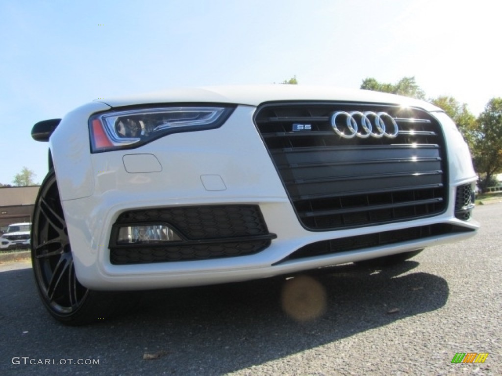 2017 S5 3.0 TFSI quattro Coupe - Glacier White Metallic / Black photo #2