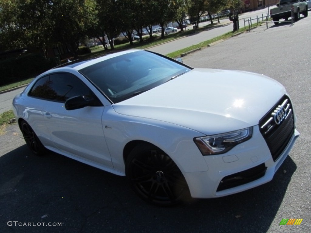 2017 S5 3.0 TFSI quattro Coupe - Glacier White Metallic / Black photo #3
